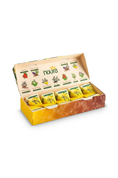 Noura Natural شاي أسود بالليمون أكياس مسلين 10 قطع