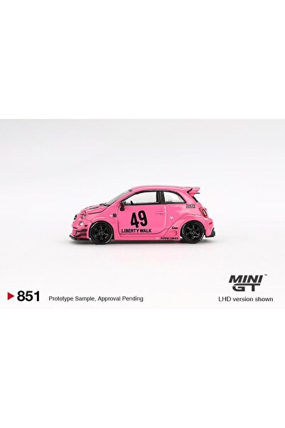 mini gt Abarth 595 Lb-Works x Abas Works Pink 851