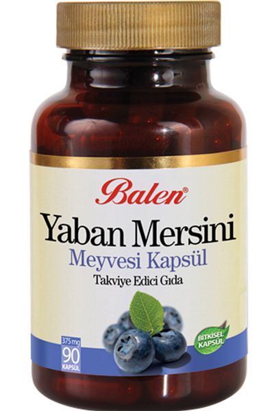 Balen Blueberry Fruit Extract 90 Capsules 375 Mg