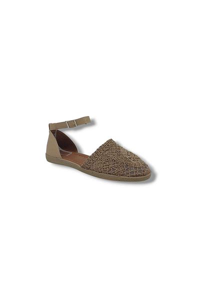 Zerhan 250 Women's Mink Macrame Knitted Sandals Shoes