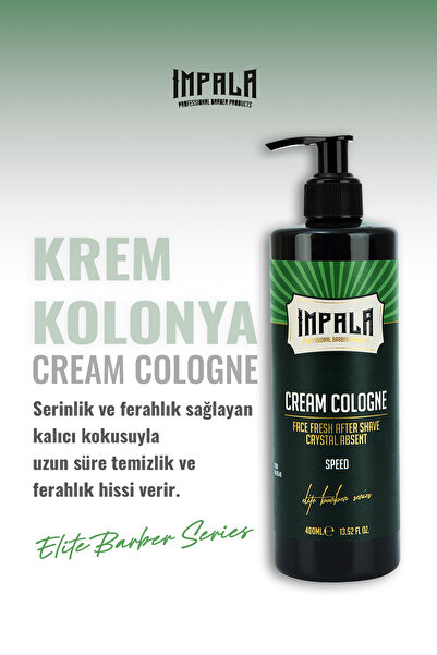 IMPALA Tıraş Sonrası Krem Kolonya Aftershave Speed 400ml