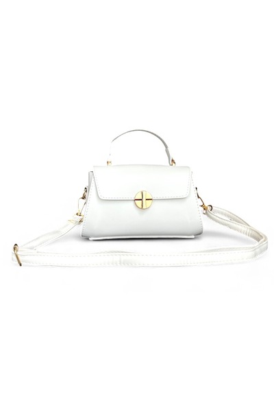 DİZARAYS Women's Lock Detailed Mini Design Hand and Shoulder Bag - Nora