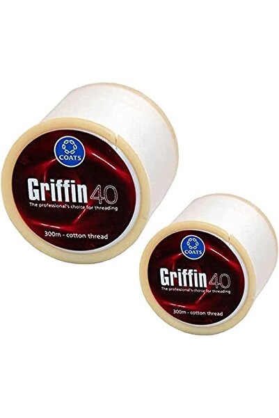 LA PERLA TECH خيط جريفين ٣٠٠ متر لإزالة الشعر للحواجب والوجه والجسم (قطعتان)