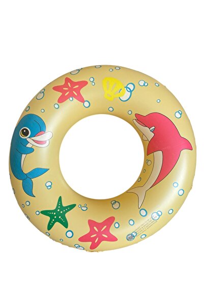 GÜZELYÜZ AVM Yunus Model Desenli Sarı Can Simidi 80cm | Şişme Deniz Ve Havuz ...