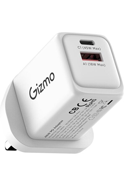 Gizmo Qizmo 48W Home Wall Charger White