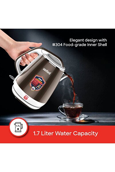 Sanford Sanford 1.7L Double Layer Cordless Electric Kettle