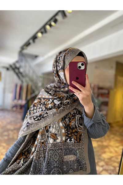 Neva Ethnic Pattern Bamboo Shawl