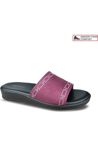 Ceyo Papuci confortabili cu talpă cu spumă cu memorie pentru femei 9984-10