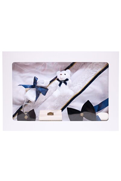 Recostore Πλήρες σετ βαπτίσματος, λευκό-μπλε ναυτικό, 10 τεμάχια, REC1329