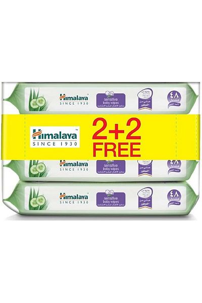 Himalaya Himalaya Gentle Cleansing Wipes - Alcohol & Paraben Free 192 Wipes 46 x 4 Packs