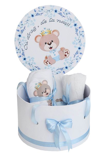 Recostore Trusou , cu Ursulet, bleu, 8 piese, REC2629