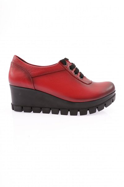 DGN 454 Women's Wedge Sole Laced Casual Shoes
