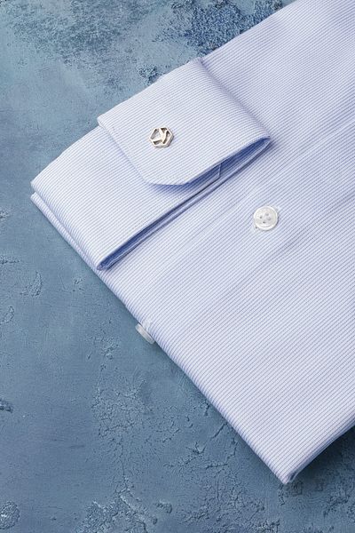 Dorss Slimfit 100% Cotton Premium Series Pinstripe Shirt