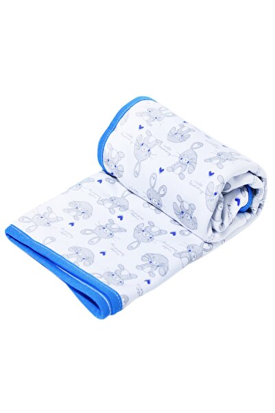 Recostore Pled din bumbac cu imprimeu bebelusi, 70x70 cm, REC1226