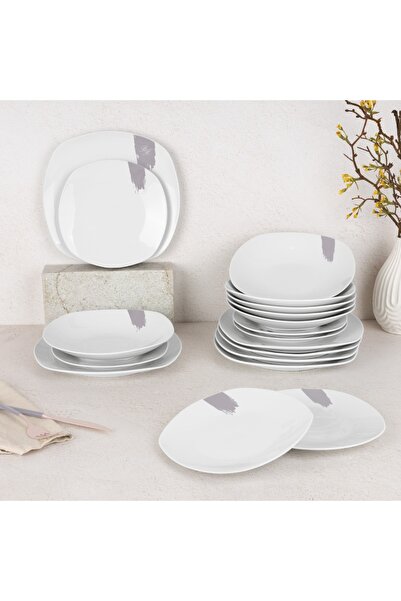 Berlinger Haus 18-piece plate set Taupe BH 10202