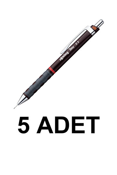 Rotring 5 ADET VERSATİL KALEM TIKKY 0.5 BORDO 1904691
