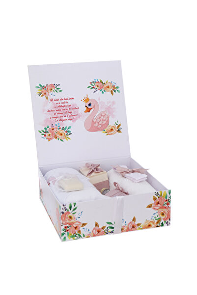 Recostore Trusou , 8 piese, tip Lebada, roz pudrat, REC3086