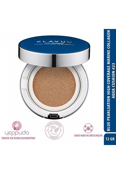 Klavuu High Coverage Semi-Shiny Finish Foundation with Moisturizing Effect 23 Natural Medium Beige Spf50 Pa