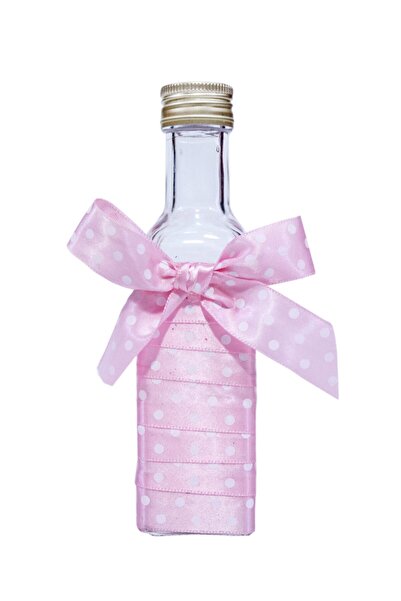 Recostore Light pink polka dot baptismal perfume bottle with ribbon, 100 ml, ...