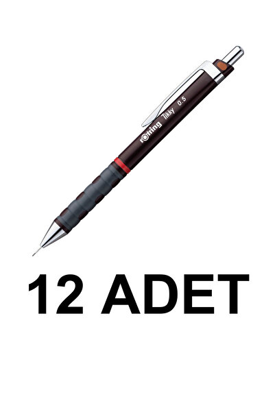 Rotring 12 ADET VERSATİL KALEM TIKKY 0.5 BORDO 1904691