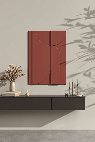 Regron Bohem Dokulu Dekoratif Kanvas Tablo – Modern 3d Alçı Kabartmalı Duvar ...