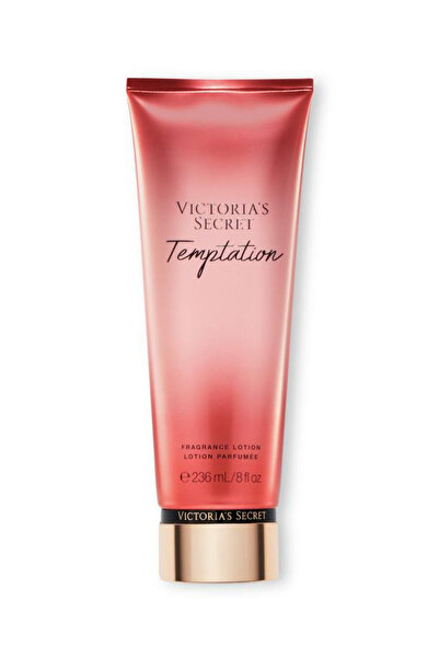 Victoria's Secret لوشن الجسم تيمبتيشن 236 مل - مرطب برائحة التفاح الطازج وزهر...