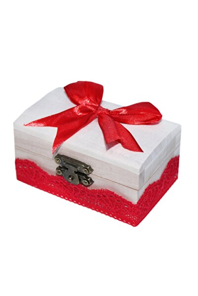 Recostore Cutiuta cufar din lemn cu rosie prima suvita, REC307