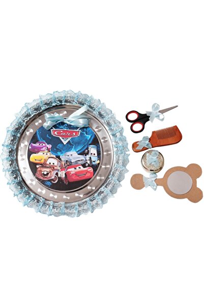 Recostore Tava mot cu cars , 30 cm, bleu, 6 piese,REC1969/77