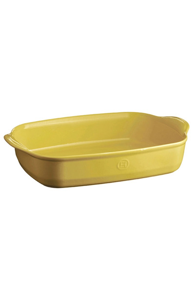 Emile Henry Fırın Kabı Dikdörtgen 42,5 x 28 cm Mat Sarı/Provence Yellow