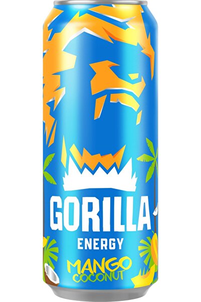GORİLLA ENERGY Goriila Mango – Hindistan Cevizili Enerji İçeceği 250 ML 12 'l...