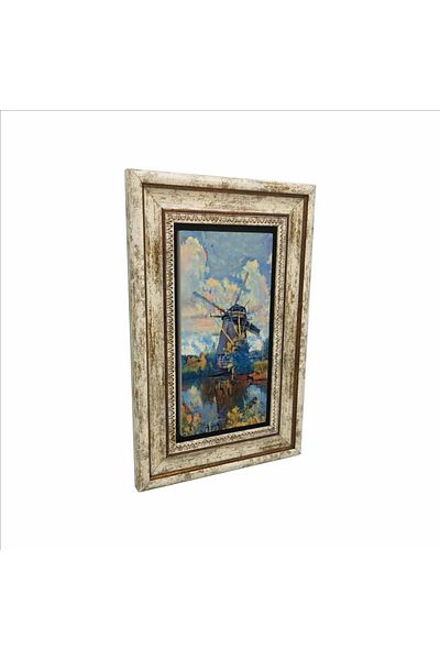 Sadrazam Netherlands Printed Natural Stone Painting (20 X 30 Drg-18)