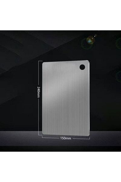 Choice 24x15cm Stainless Steel Chopping Board Thickened Antibacterial and Mildew-proof Cutting Board Kitche