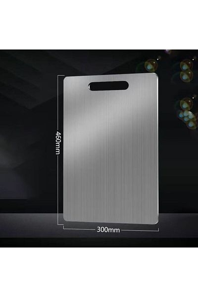 Choice 46x30cm Stainless Steel Chopping Board Thickened Antibacterial and Mildew-proof Cutting Board Kitche