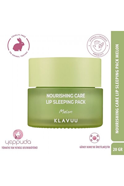 Klavuu Kavun Özlü Besleyici Dudak Bakım Gece Maskesi Nourishing Care Lip Slee...
