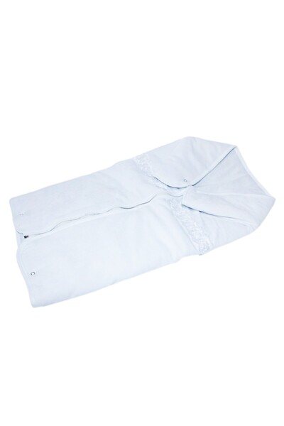 Recostore Port bebe alb din catifea, REC1199