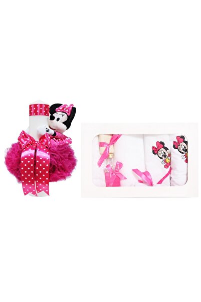 Recostore Set trusou si lumanare , Minnie Mouse, ciclame, 8 piese,REC1834