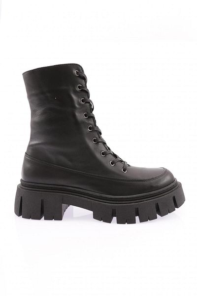 DGN 461 Women's Thick Sole Lace up Boots