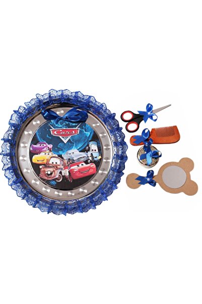 Recostore Tava mot cu cars , 30 cm, albastru electric, 6 piese,REC1969/75