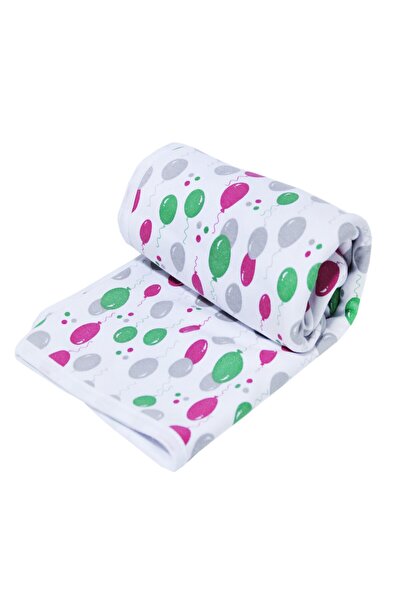 Recostore Pled din bumbac cu imprimeu bebelusi, 70x70 cm, REC1225