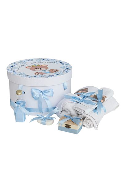 Recostore Trusou , cu Ursulet, bleu, 8 piese, REC2629