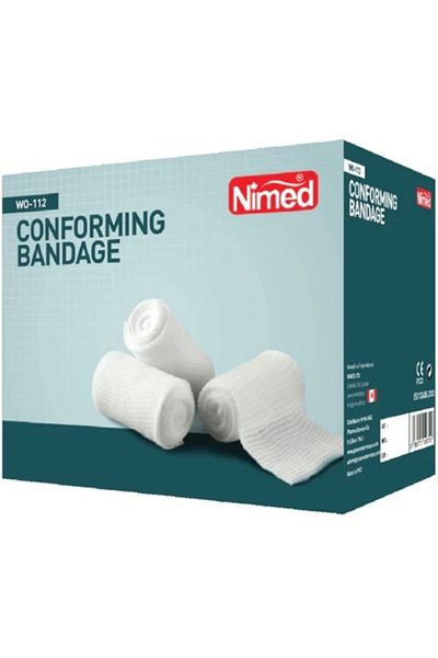 Nimed ضمادة مطابقة WO112 مقاس 1×12، 10 سم × 4.5 متر