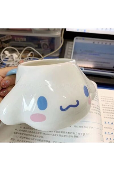 hediyeconcepti 450Ml Sanrio Cinnamoroll Sevimli Seramik Karikatür Yaratıcı Me...