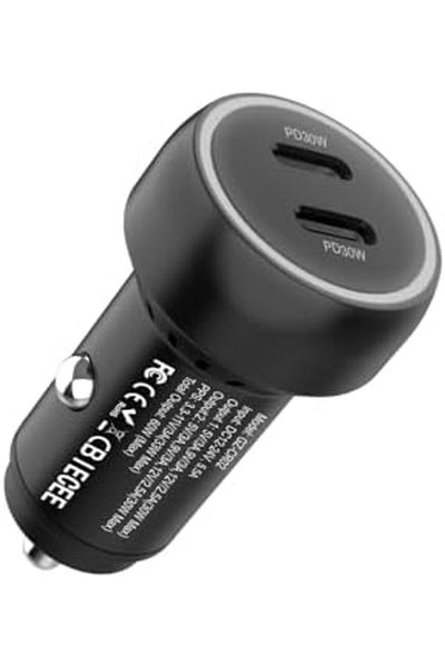 Gizmo Qizmo 60W Dual USB-C Car Charger