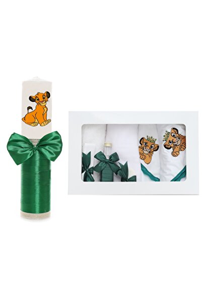 Recostore Σετ βαπτιστικών δώρων και κεριών, Ο Βασιλιάς των Λιονταριών, 8 τεμά...