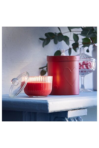 IKEA Vinterfint Cam Kapta Mum, Tarçın ve Şeker/Kırmızı - 20 saat