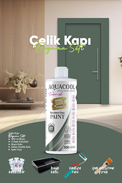 Aquacool Trend Çelik Kapı Boyama Seti