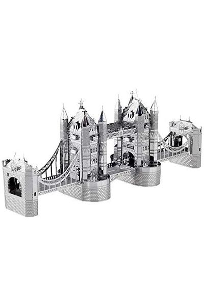 DIY 3D Metal Puzzle Puzzle London Tower Bridge Model Kit Above 14 Years Old Gift Model