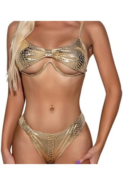 Dee-Trimmer Dee Trimmer Flaunt Swim Wear For Beach Swimming, Swimming Pool Outing Bikini And Bra Set