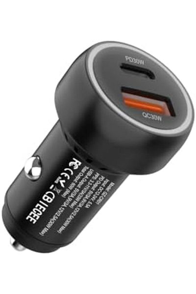 Gizmo Qizmo 60W Car Charger with 2 USB-A and USB-C Ports