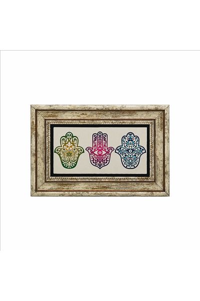Sadrazam Pattern Printed Natural Stone Painting (20 X 30 Drg-96)
